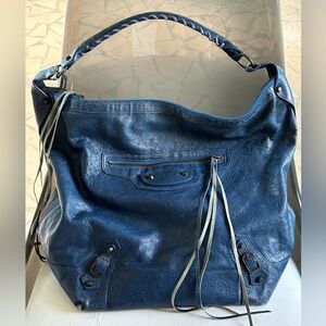 Balenciaga Large Hobo Bag Motocross Bag